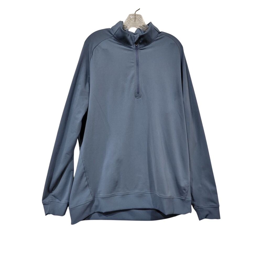 Adidas Men XLarge Golf Mock Neck Layering Pullover Shirt Athletic Leisure Casual